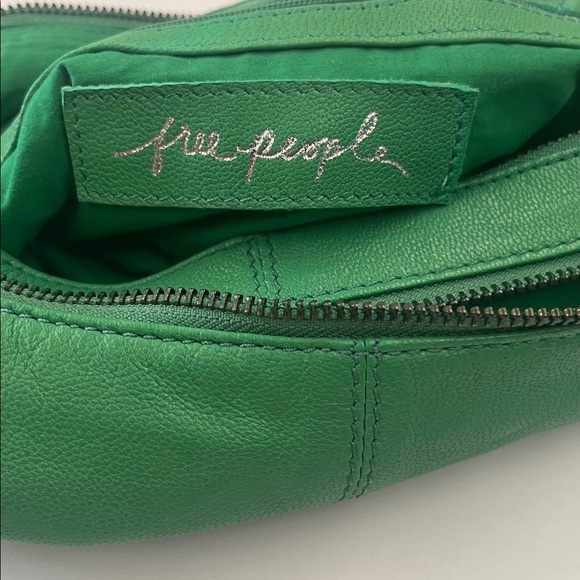 Free People Green Leather Hobo Bag - Picture 2 of 12
